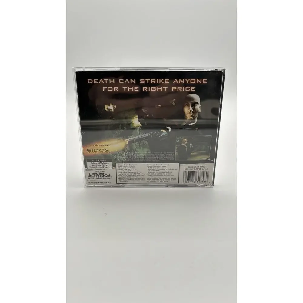 Hitman: Codename 47 (PC, 2000) CD-ROM Game Vintage Windows Software VG Condition